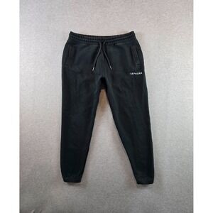 Sephora‎ Sweatpants Womens XL Black Fleece Joggers Original Favorites Organic